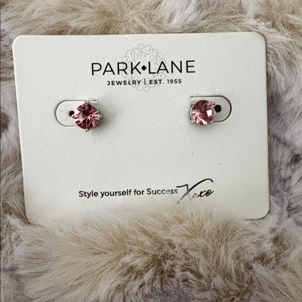 Park Lane Impression Earrings NWT Baby Pink